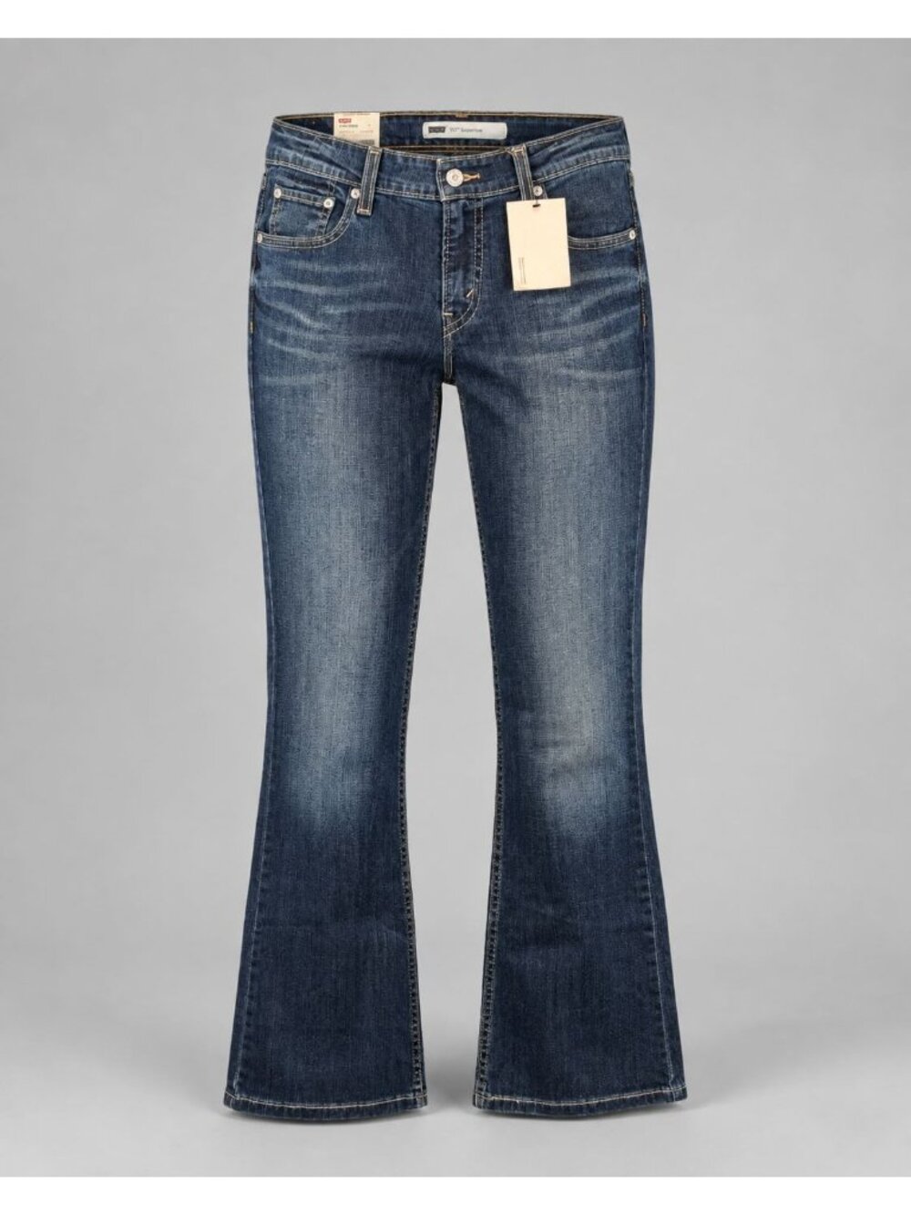 Levis 518 Womens 11M / 30 Jeans Blue Superlow Bootcut Dark Wash New w Tags